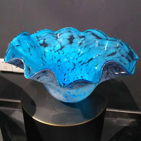 Orders Hand Blown Glass Art Bowl